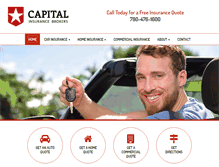 Tablet Screenshot of capitalinsurancebrokers.com